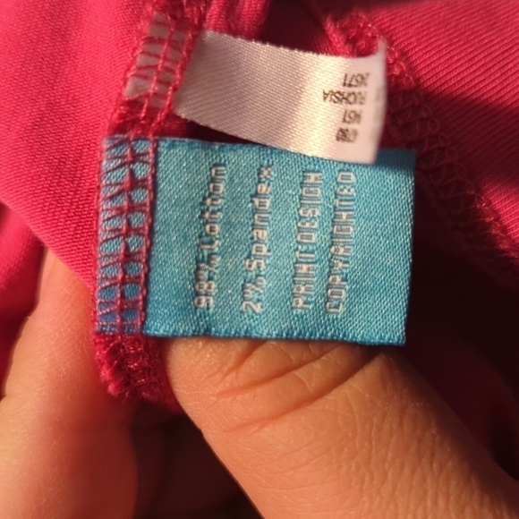 XL Tori Richard long sleeve pink top shirt soft see desc holiday hides flaws - Picture 7 of 8